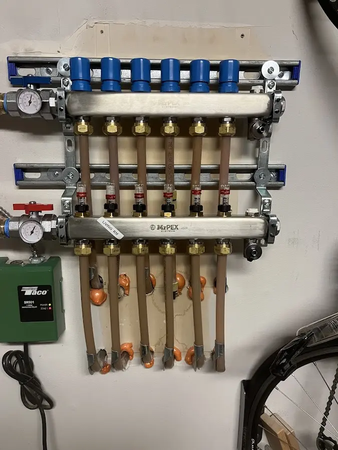 Plumber performing Leak Detection at a residential property in Andover